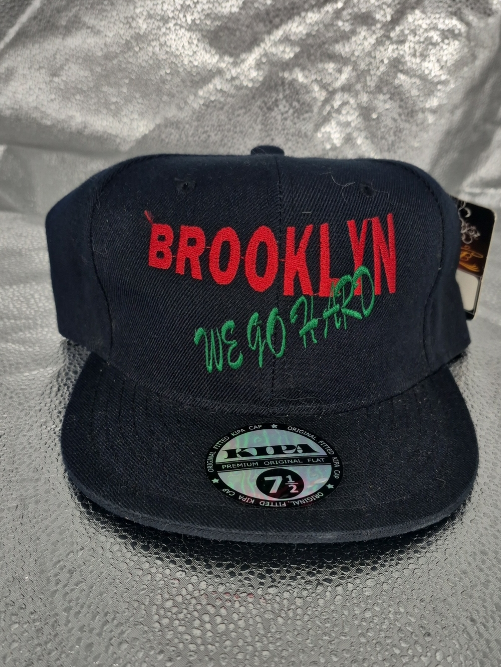 BROOKLYN We Go Hard Fitted 7 1/2 Hat - New
